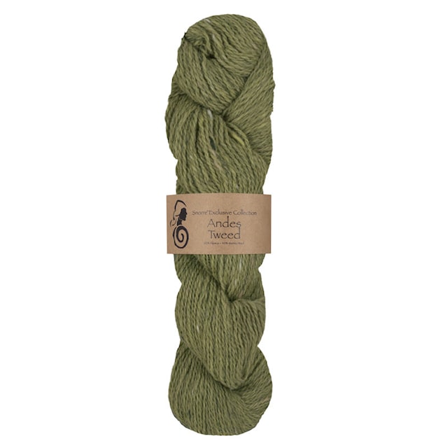 Andes Tweed  Alpaca, ull 50 gr Lys Grønn 232, Viking Snorre