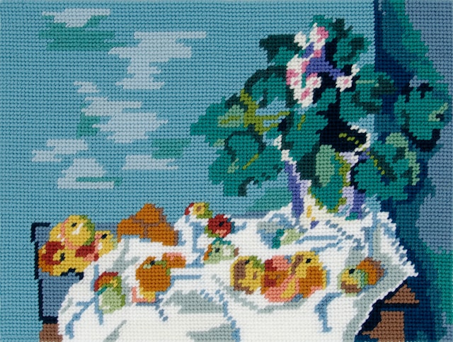 Esipainettu kangas 30 x 22,5 cm,  Motiivi Paul Cezanne