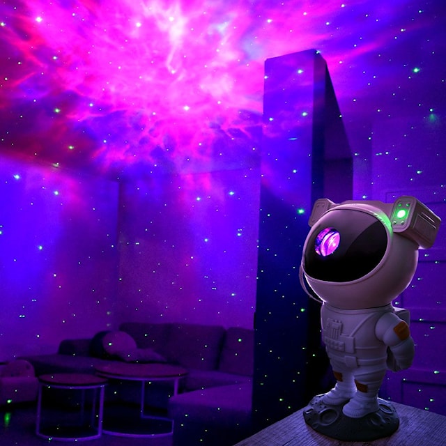 Produktbild 6 för Lampa Astronaut Star Projector