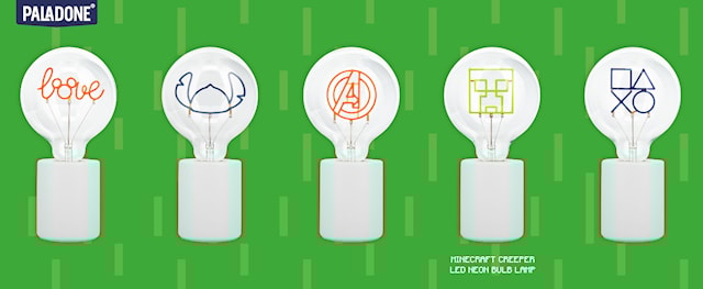 Tuotekuva 4 - Creeper LED Neon Polttimo EU, Paladone