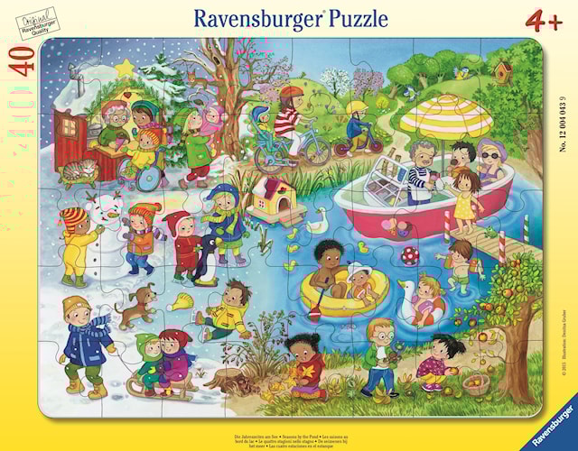 Seasons At The Lake 40p Frame Puzzle Ravensburger