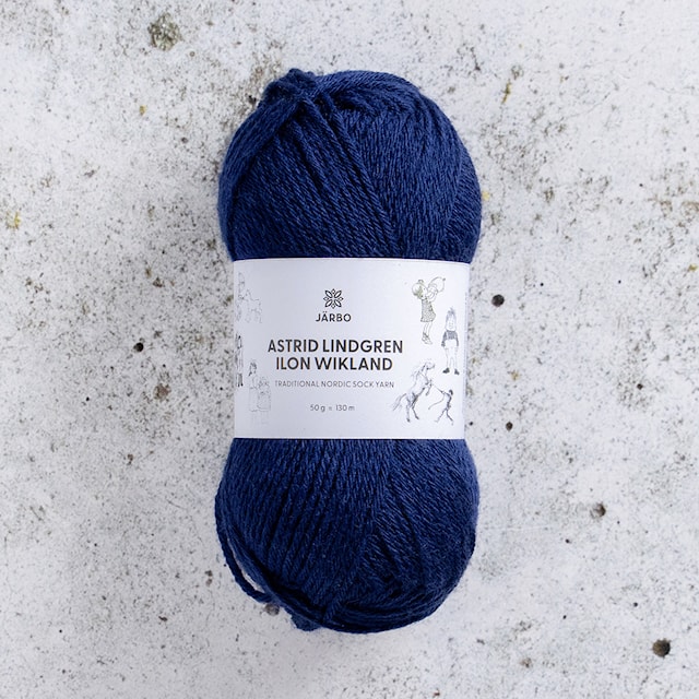 Astrid Lindgren Ilon Wikland Garn 50g Malin marin 108 Järbo