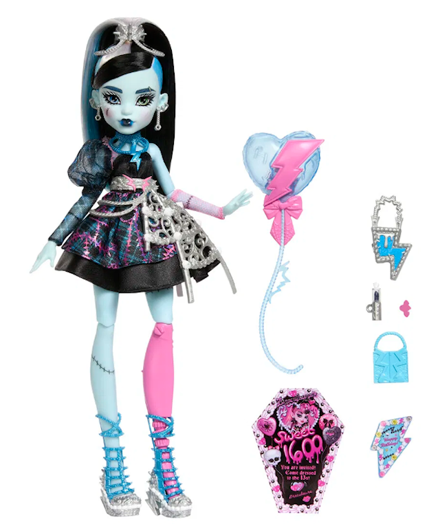 Tuotekuva 4 - Monster High Scary Sweet Birthday Nukke Frankie