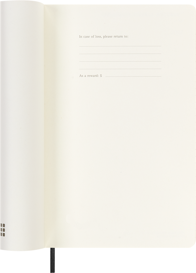 Produktbilde 5 for Kalender 18M 25/26 Classic Soft Daily Large Svart Moleskine