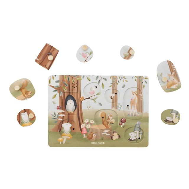 Produktbilde 3 for Forest Friends Puslespill med Lyd Little Dutch