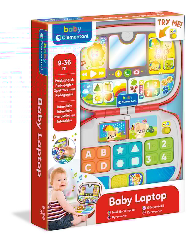 Produktbild 3 för Baby Laptop (Nordic) Clementoni