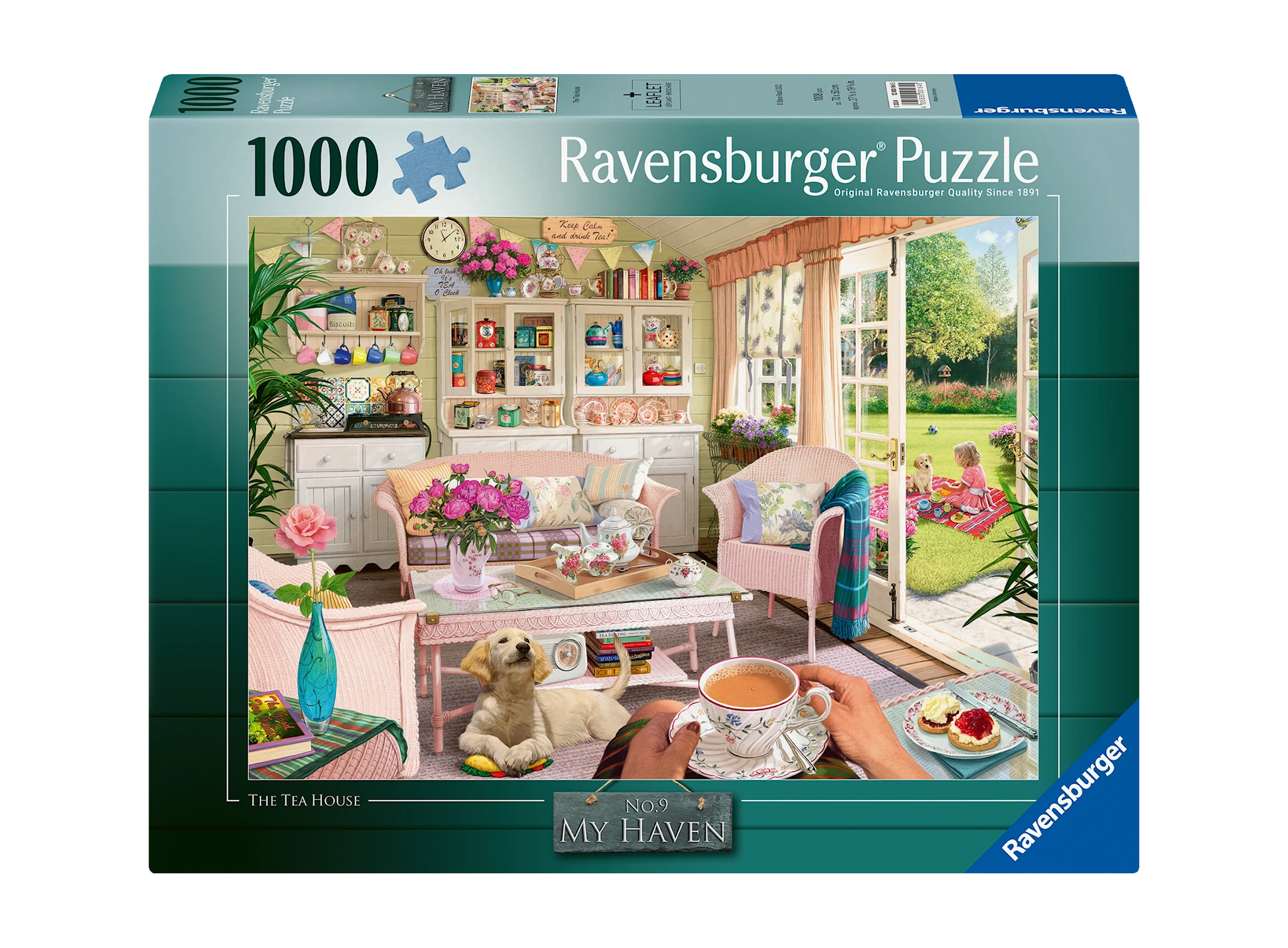 Produktbild för Pussel The Tea Shed 1000 bitar, Ravensburger