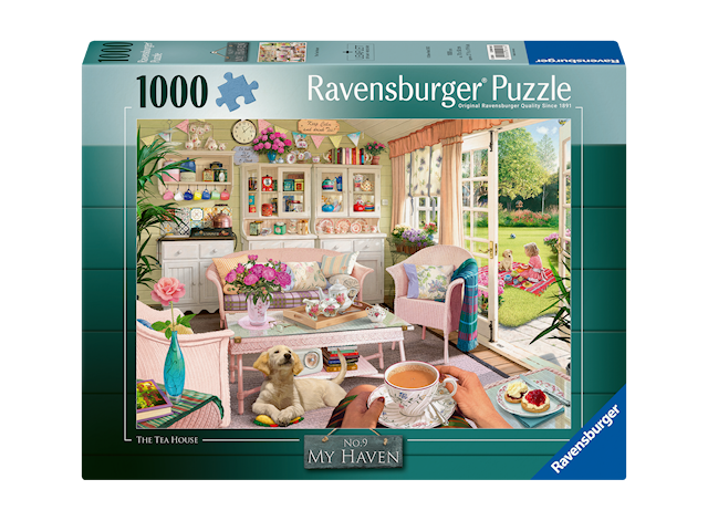 Produktbilde 1 for Te huset Puslespill 1000 brikker, Ravensburger