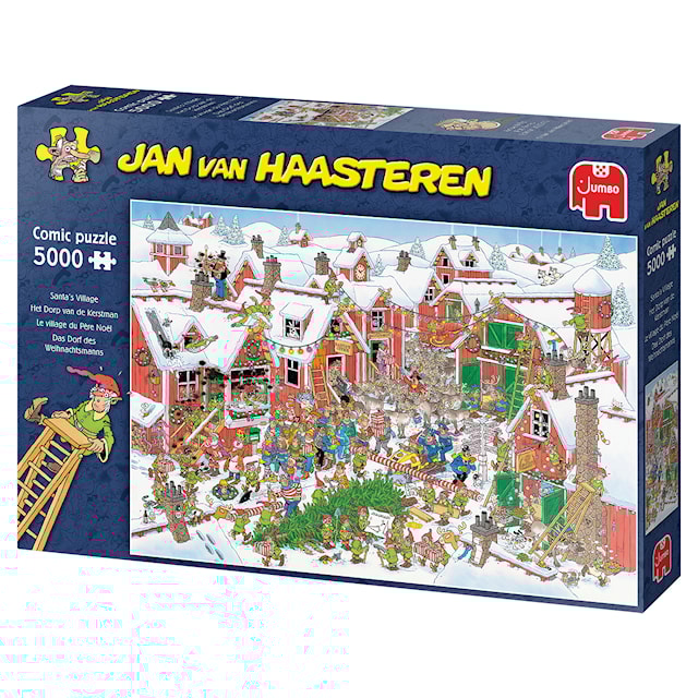 Produktbilde 4 for Jan Van Haasteren Santa´s Village Puslespill 5000 brikker, Jumbo