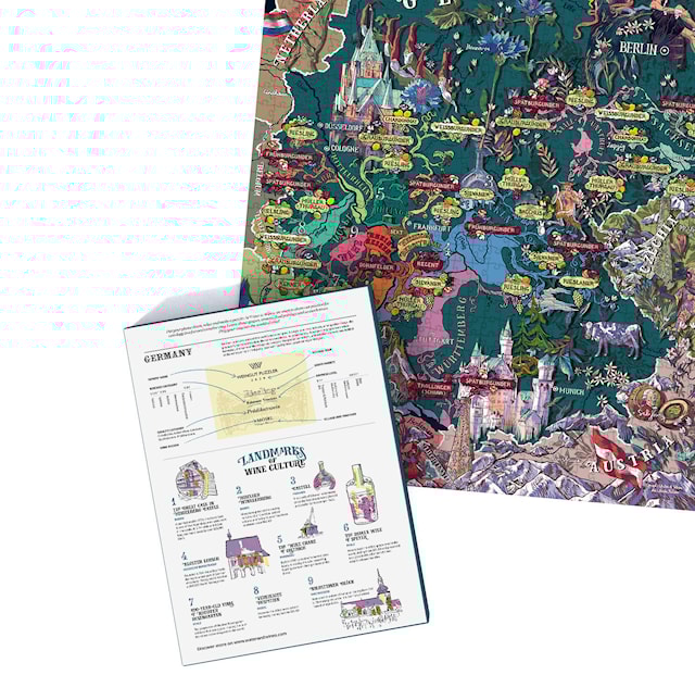 Tuotekuva 3 - Viinipalapeli - Saksa 1000 palaa Water and Wines