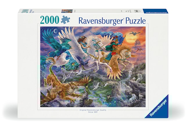 Produktbilde 1 for Puslespill Pegasus And Friends 2000 brikker, Ravensburger