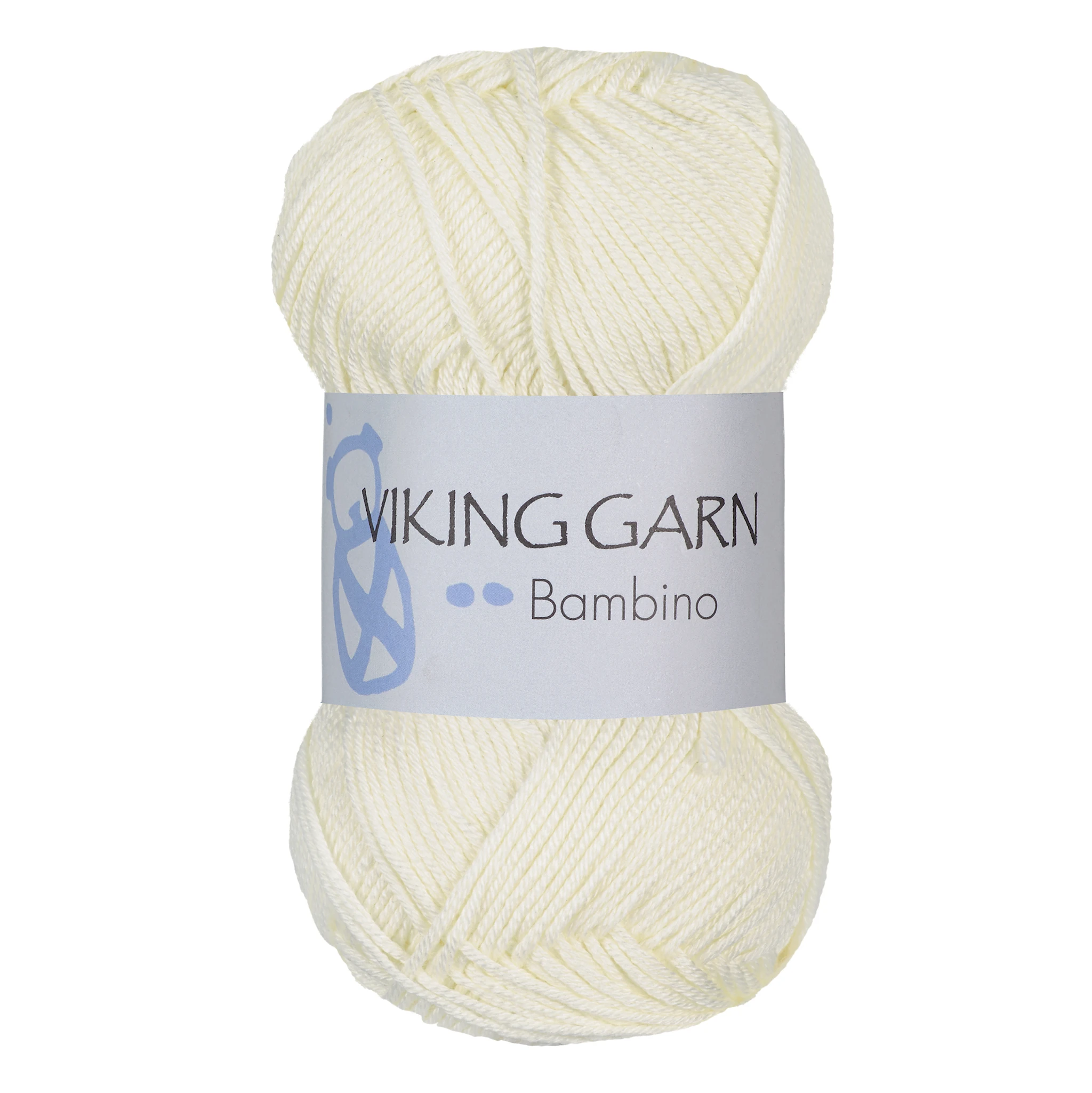 Produktbilde for Bambino 50 g Naturhvit 402 Viking Garn