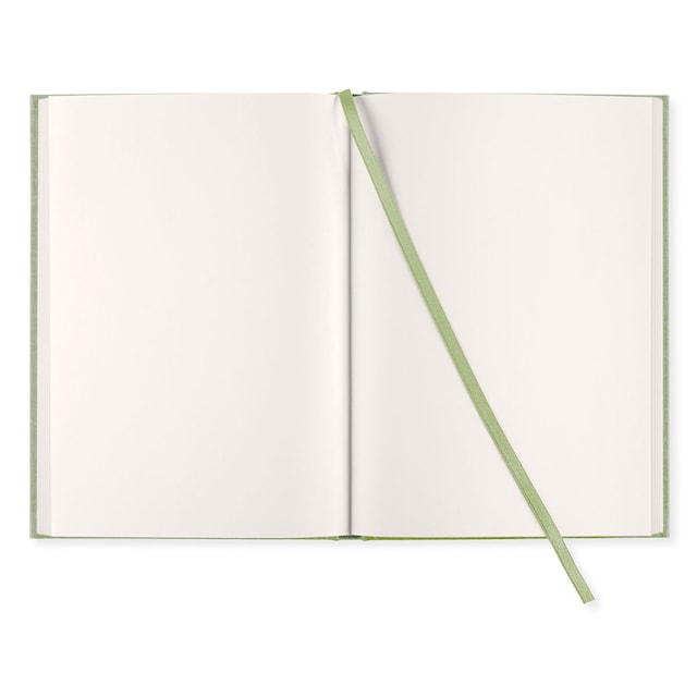 Produktbild 2 för Anteckningsbok A5 128p Olinjerad Green Leaf Paperstyle