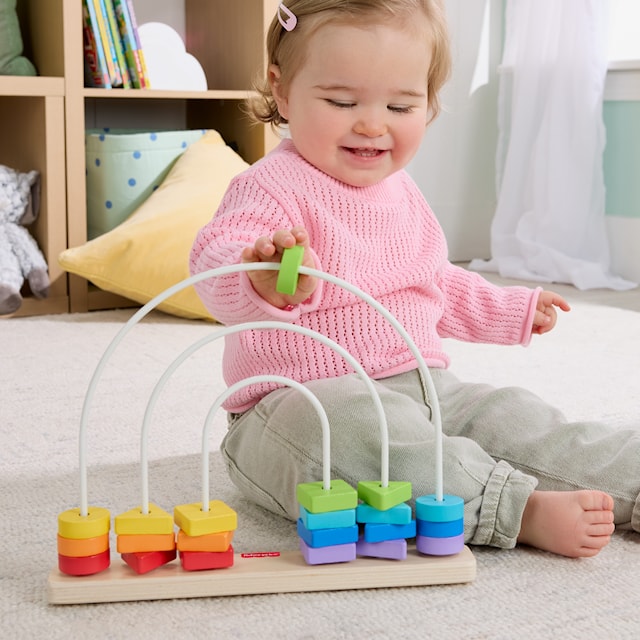 Tuotekuva 3 - Fisher-Price puinen pallorata sateenkaari