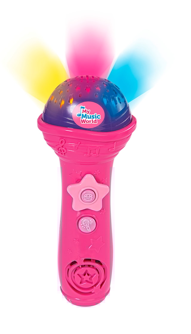 Produktbild 1 för Rosa Mikrofon med Ljus My Music World