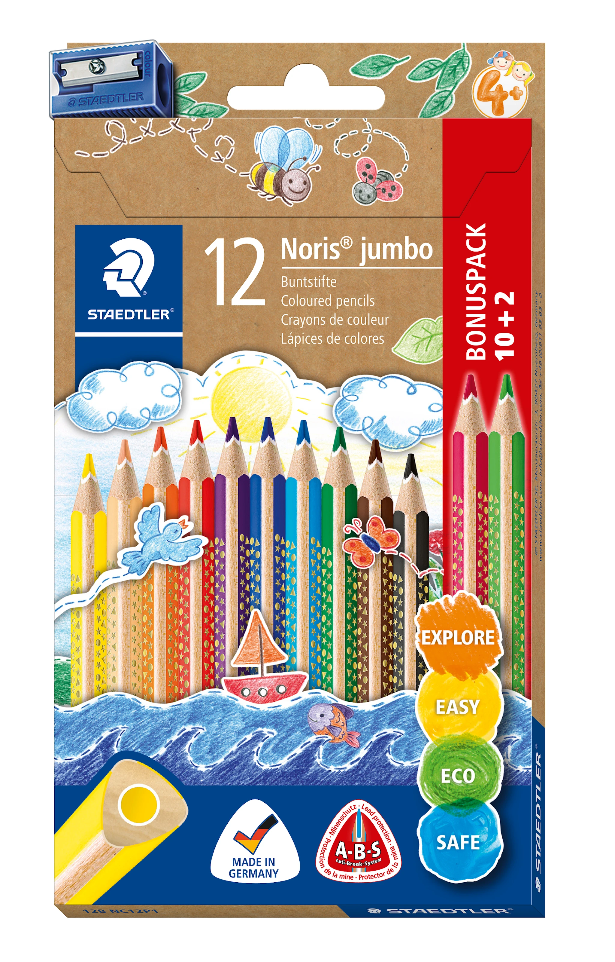 Tuotekuva ille Värikynät Jumbo 10+2-pack FSC 100% Staedtler
