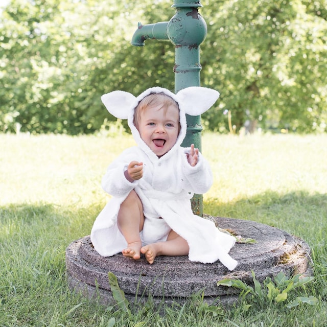 Tuotekuva 3 - Badrock Rabbit GOTS Strl 86/92, Vit, Summerville organic