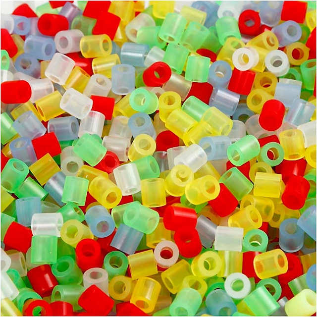 Produktbild 3 för Rörpärlor 5x5 mm 20000 st Transparenta Färger