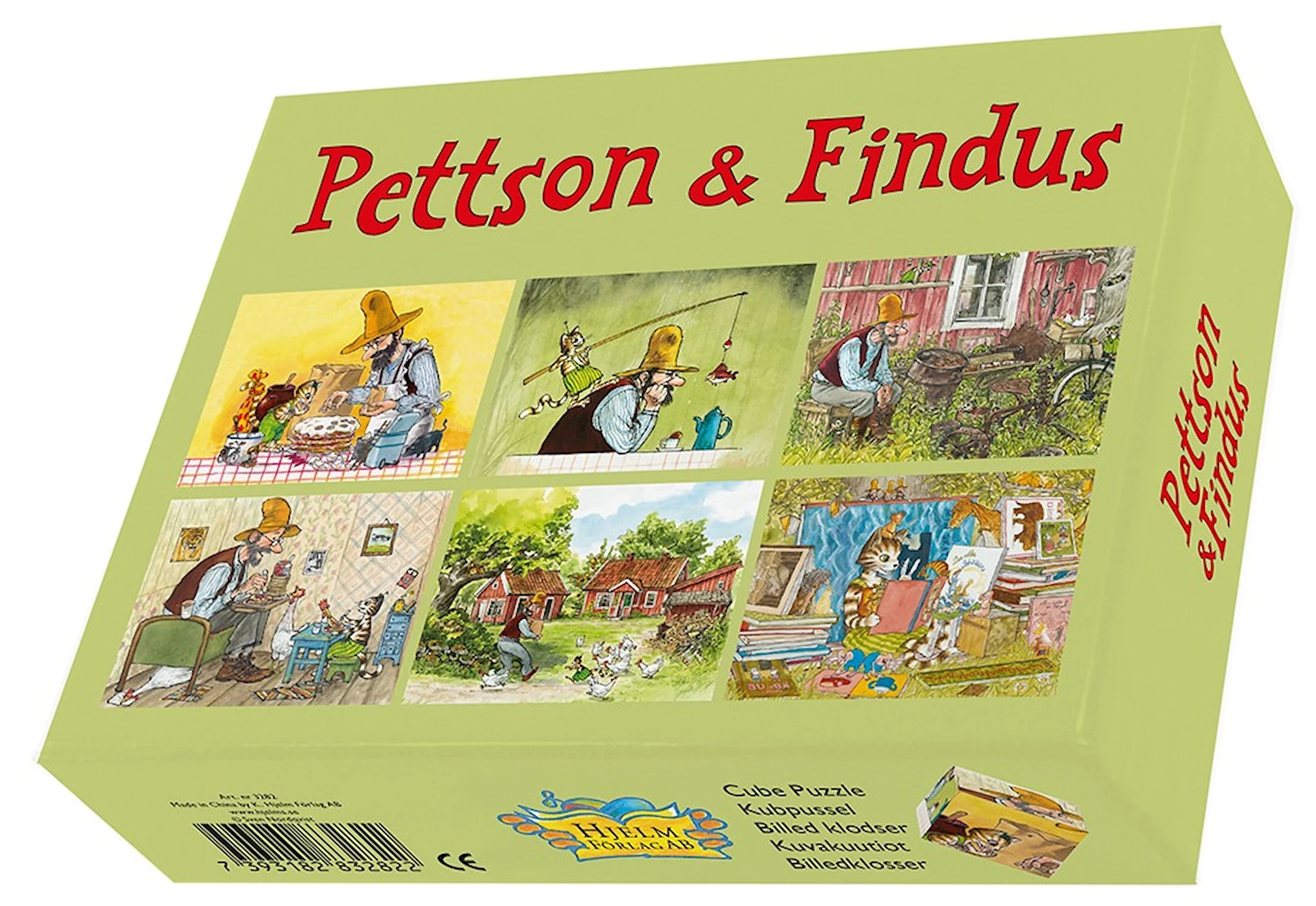 Produktbild för Pettson & Findus kubpussel