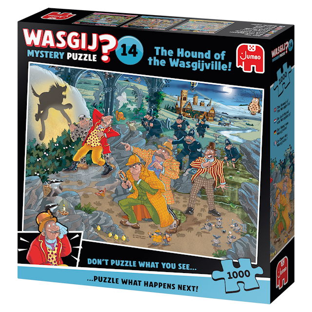 Tuotekuva 4 - Wasgij Mystery 14 - The Hound Of The Wasgijville! Palapeli 1000 palaa