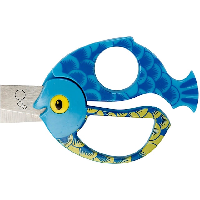 Tuotekuva 3 - Fiskars Lasten Eläinsakset, kala, Pit. 13 cm, 1 kpl