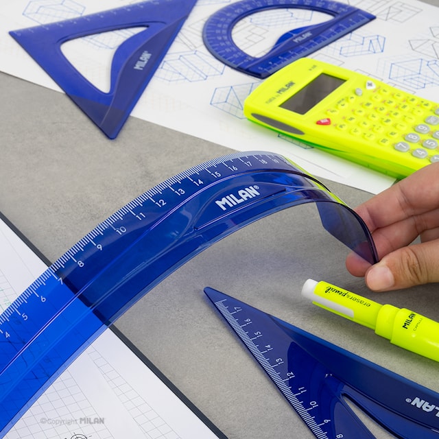 Tuotekuva 5 - Taipuisa Viivainsetti Sininen MILAN