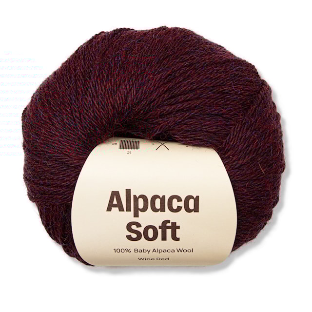 Alpacka Soft 50g Wine red A022 Adlibris