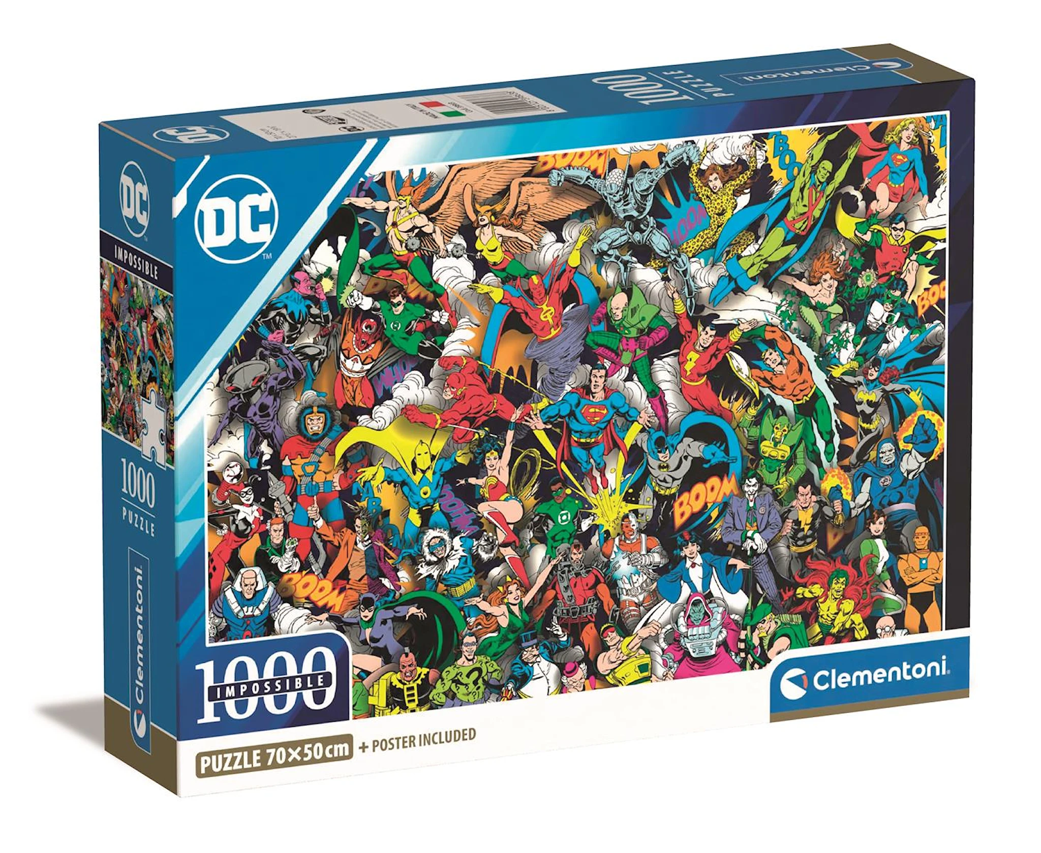 Produktbilde for Puslespill 1000 brikker CB High Quality Collection DC Comics Impossible, Clementoni