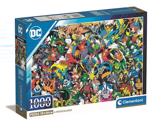Tuotekuva 1 - Pussel 1000 bitar CB High Quality Collection DC Comics Impossible, Clementoni