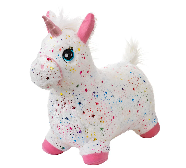 Produktbild 1 för Hoppdjur Häst Regnbåge KREA