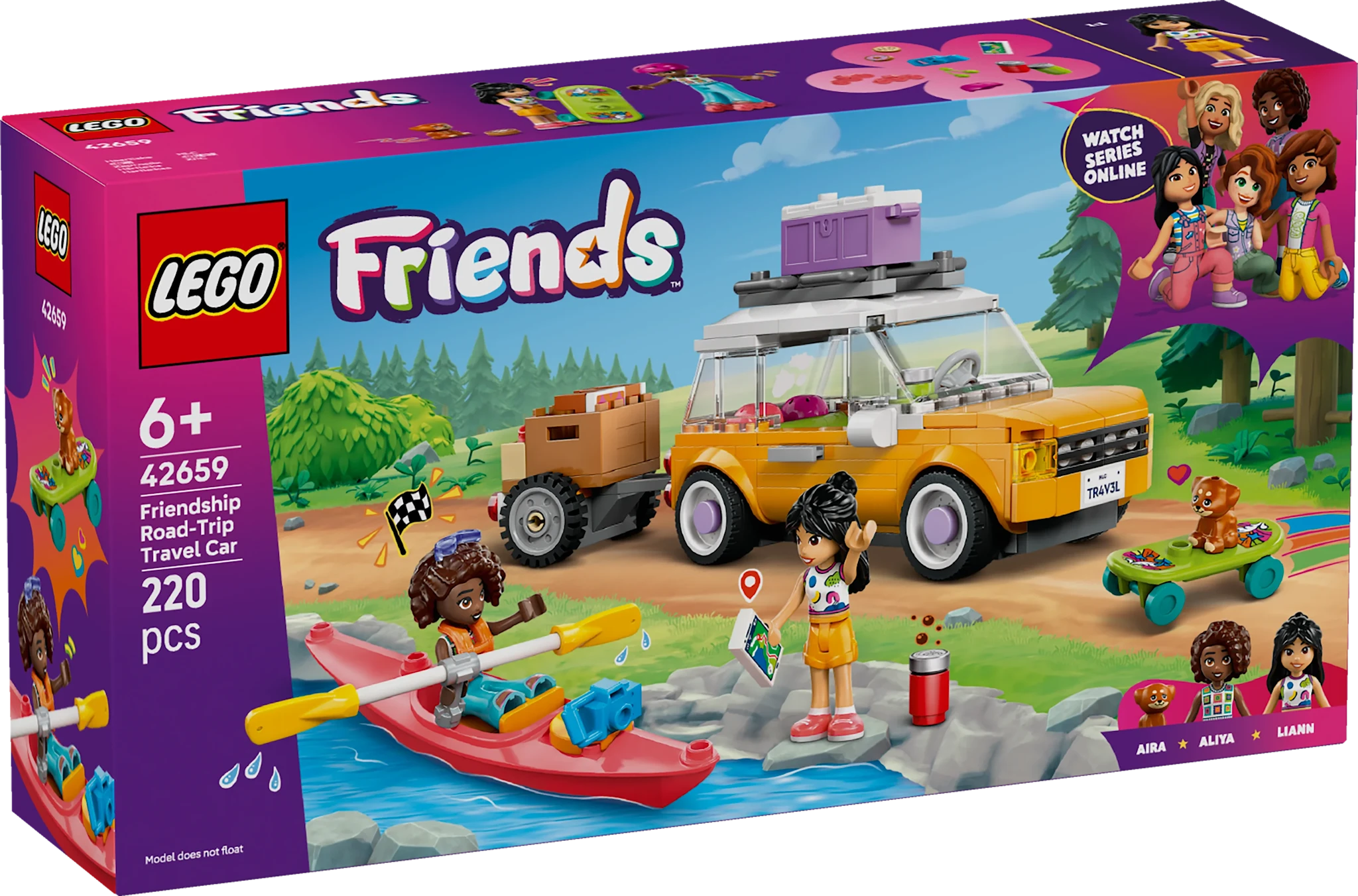Tuotekuva ille Ystävysten hyvin varusteltu matka-auto LEGO® Friends (42659)