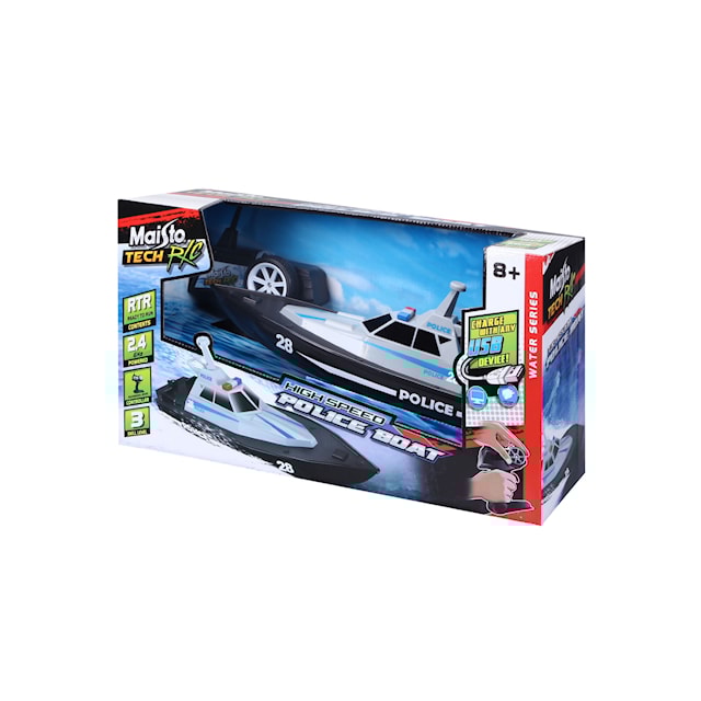 Tuotekuva 5 - Radio-ohjattu Rc-poliisivene 2,4 GHz
