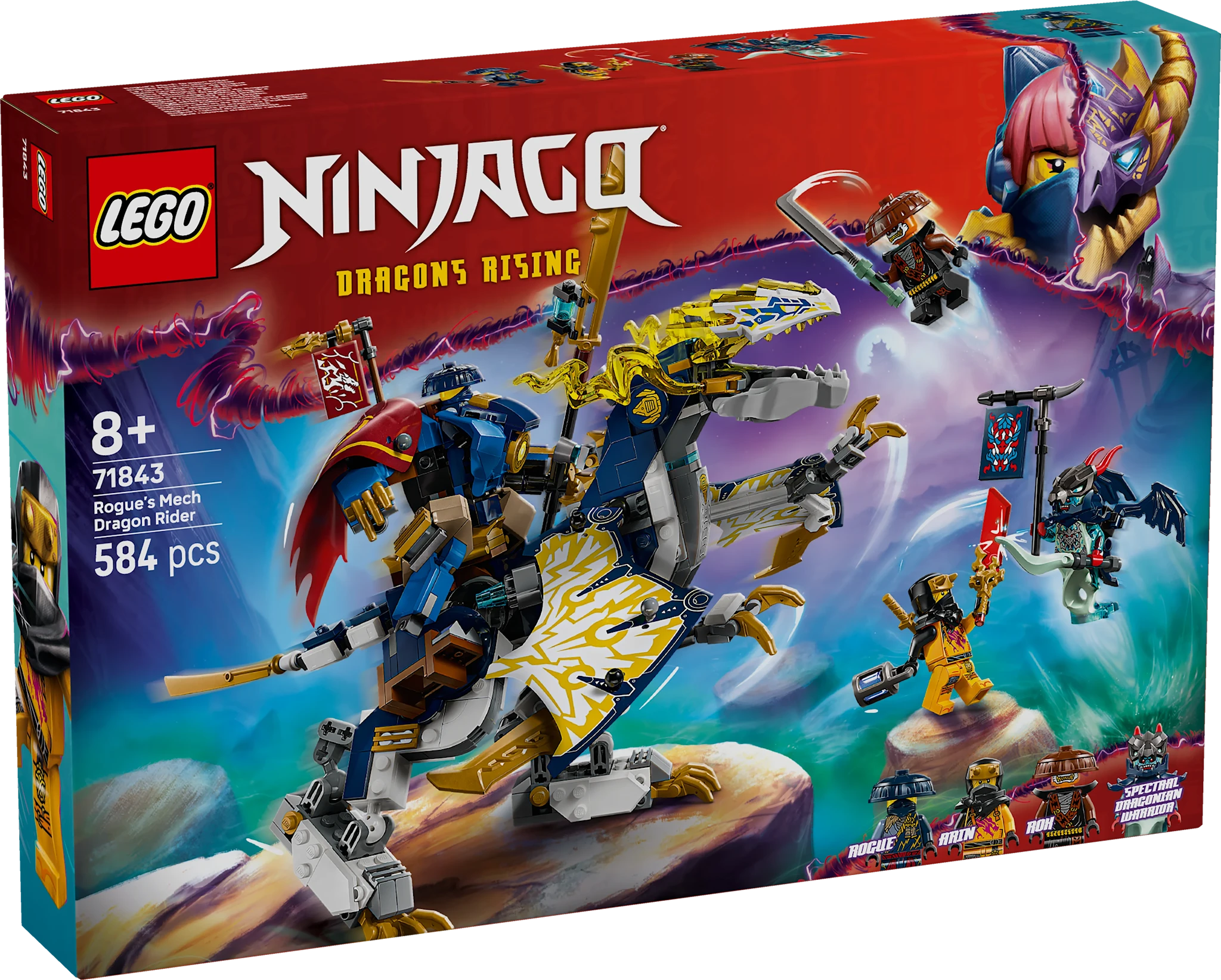 Produktbild för Rogues drakryttarrobot LEGO® Ninjago (71843)