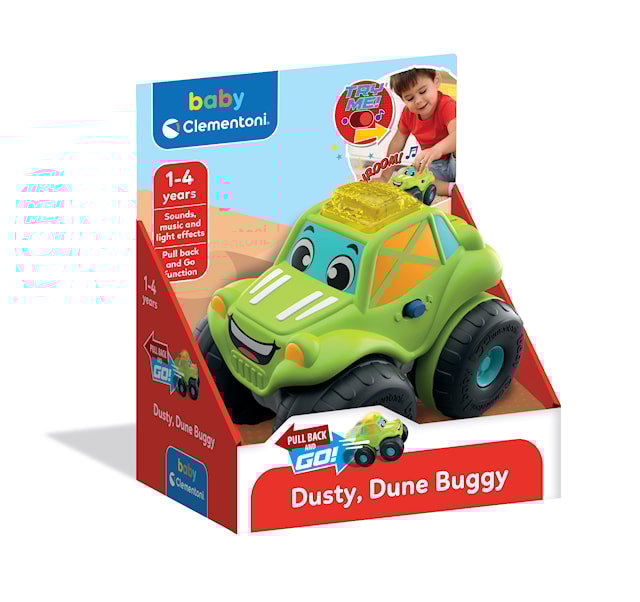 Tuotekuva 3 - Stunt Wheels Dune Buggy Palautuva Auto Clementoni