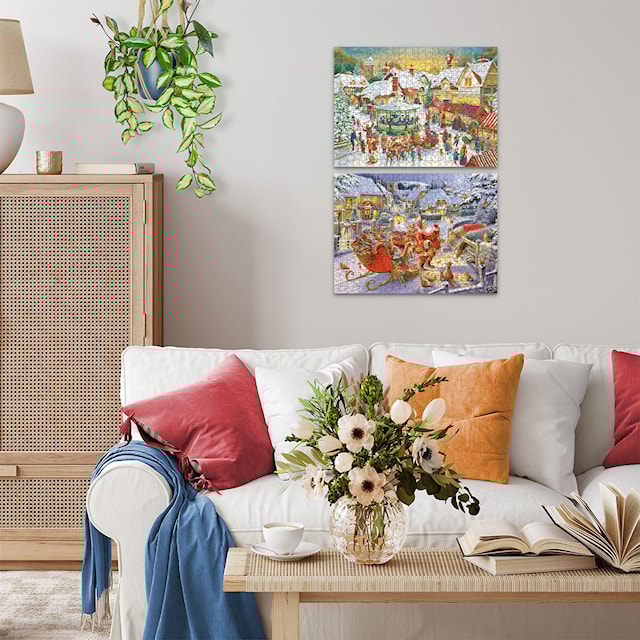 Tuotekuva 3 - Joulukokoelma No1 Palapeli 2x500 palaa, Ravensburger