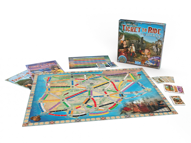 Produktbild 2 för Ticket to Ride Map Collection 8: Iberia & South Korea Expansion (SE/NO/FI/EN)