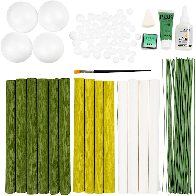 Produktbild 4 för Maxi DIY Kit Kräppapper Blombukett Creativ Company