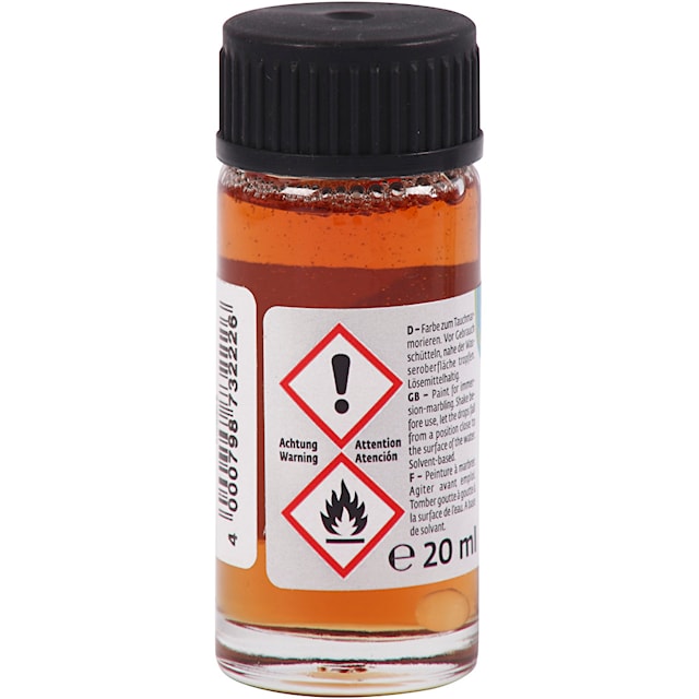 Tuotekuva 3 - Taikamarmoriväri, murretut värit, 6x20 ml/ 1 pkt