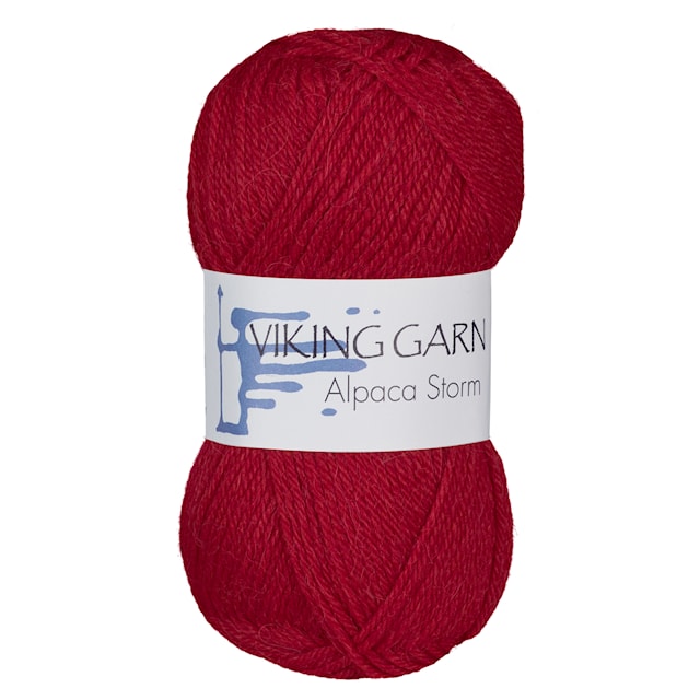 Alpaca Storm Garn Alpackamix 50 g Mörkröd 550 Viking Garn