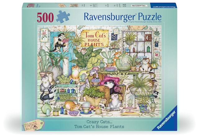 Produktbild 1 för Pussel Linda J.Smith Plant Shop 500 bitar, Ravensburger