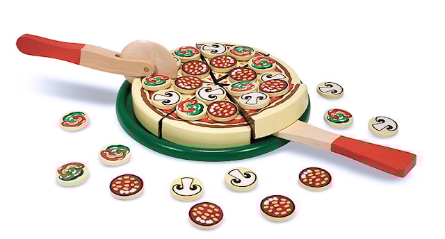 Produktbilde 3 for Pizzaset i trä, Melissa & Doug