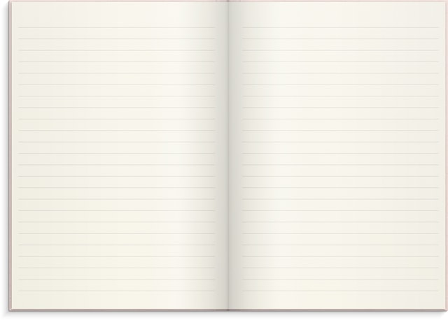 Produktbilde 2 for Notatbok A5 Rosa tekstil, Linjert, Burde