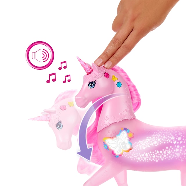 Produktbilde 5 for Barbie Lights & Sounds Unicorn med Lyder og Lys