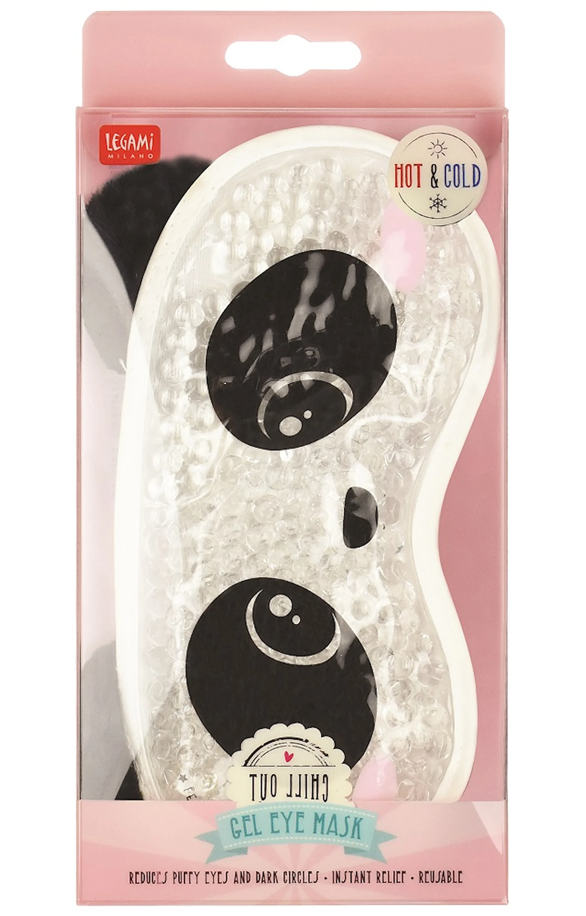 Produktbilde for Gel-øyemaske Panda