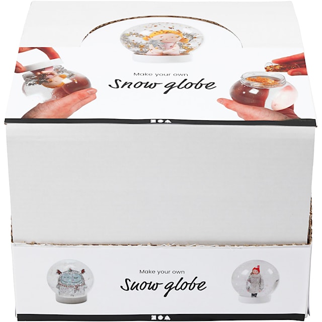 Produktbild 5 för Snöglob för dekorationer (tom) 18-pack