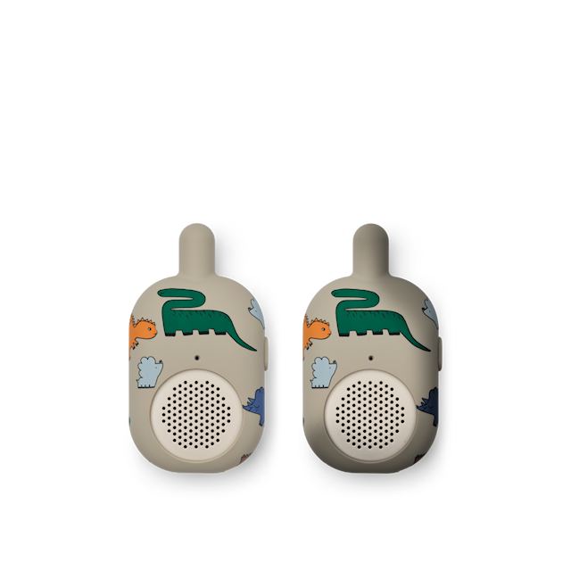 Produktbild 2 för Nael Walkie Talkie Dinosaurs/Mist Liewood