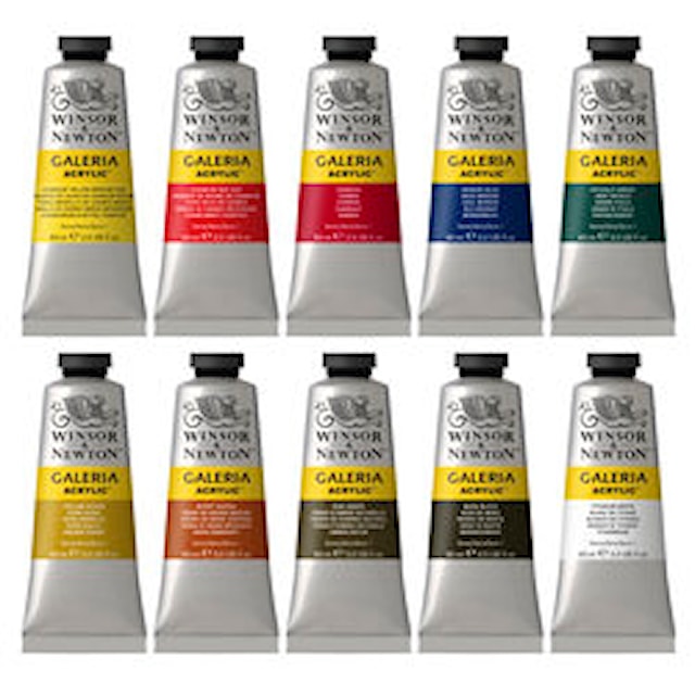 Tuotekuva 2 - Akryylimaali Galeria 10x60 ml Sarja Winsor & Newton