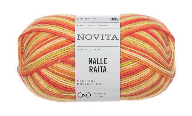 Produktbilde 1 for Novita  Nalle Raita Garn Ullmix 100g Klovn (8171) Novita