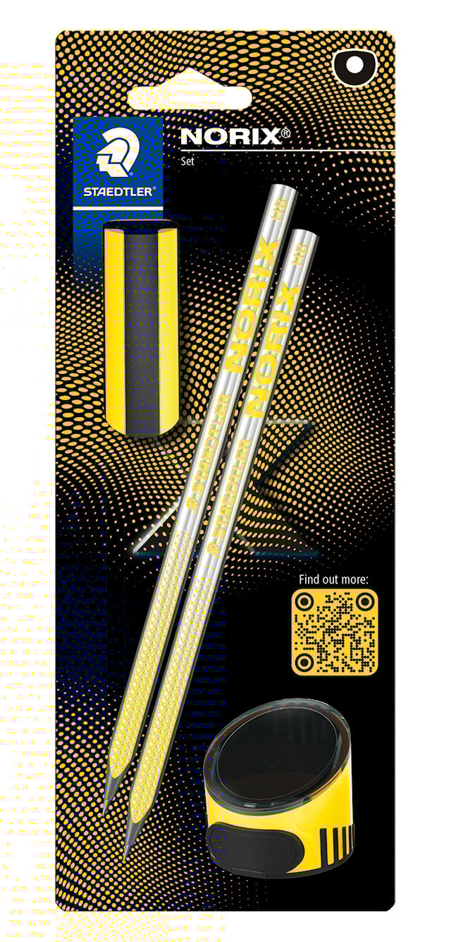Produktbild 5 för Blyertspennor Norix HB Set 100% PEFC Staedtler