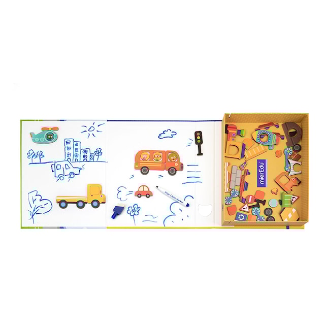 Produktbild 3 för Magnetpyssel Fordon Boxset mierEdu